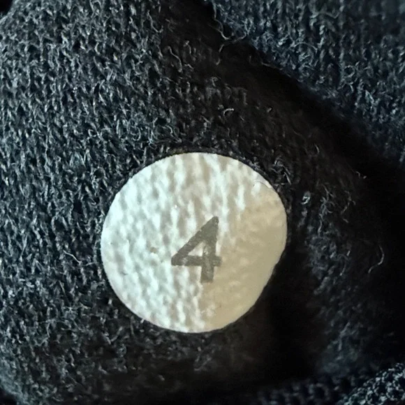 Lululemon &go Destination Full Zip Hoodie Sz 4 Heathered Black Grey Fleece Slim - Picture 12 of 12